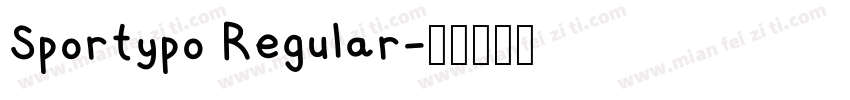 Sportypo Regular字体转换